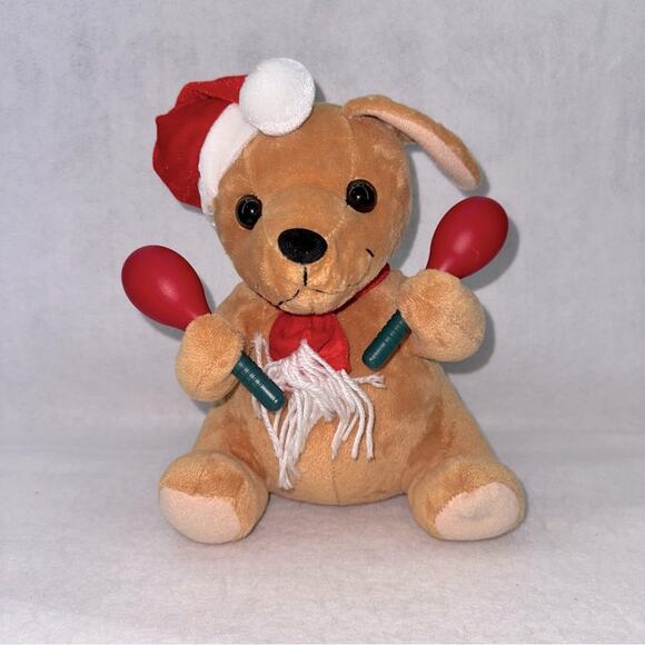 Plush Chihuahua Singing Light-Up Feliz Navidad Maracas 12” High Christmas - Picture 1 of 7